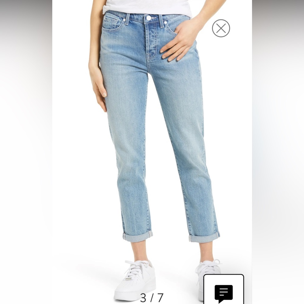 7 For All Mankind® Josefina High Waist Boyfriend Jeans (Ventana) Size 31 - Picture 2 of 15